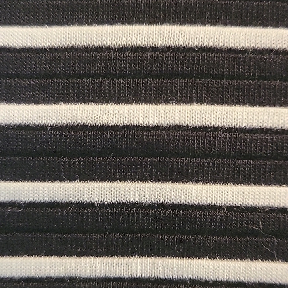 WHBM Sleeveless Black & White Striped Top S - Picture 6 of 9